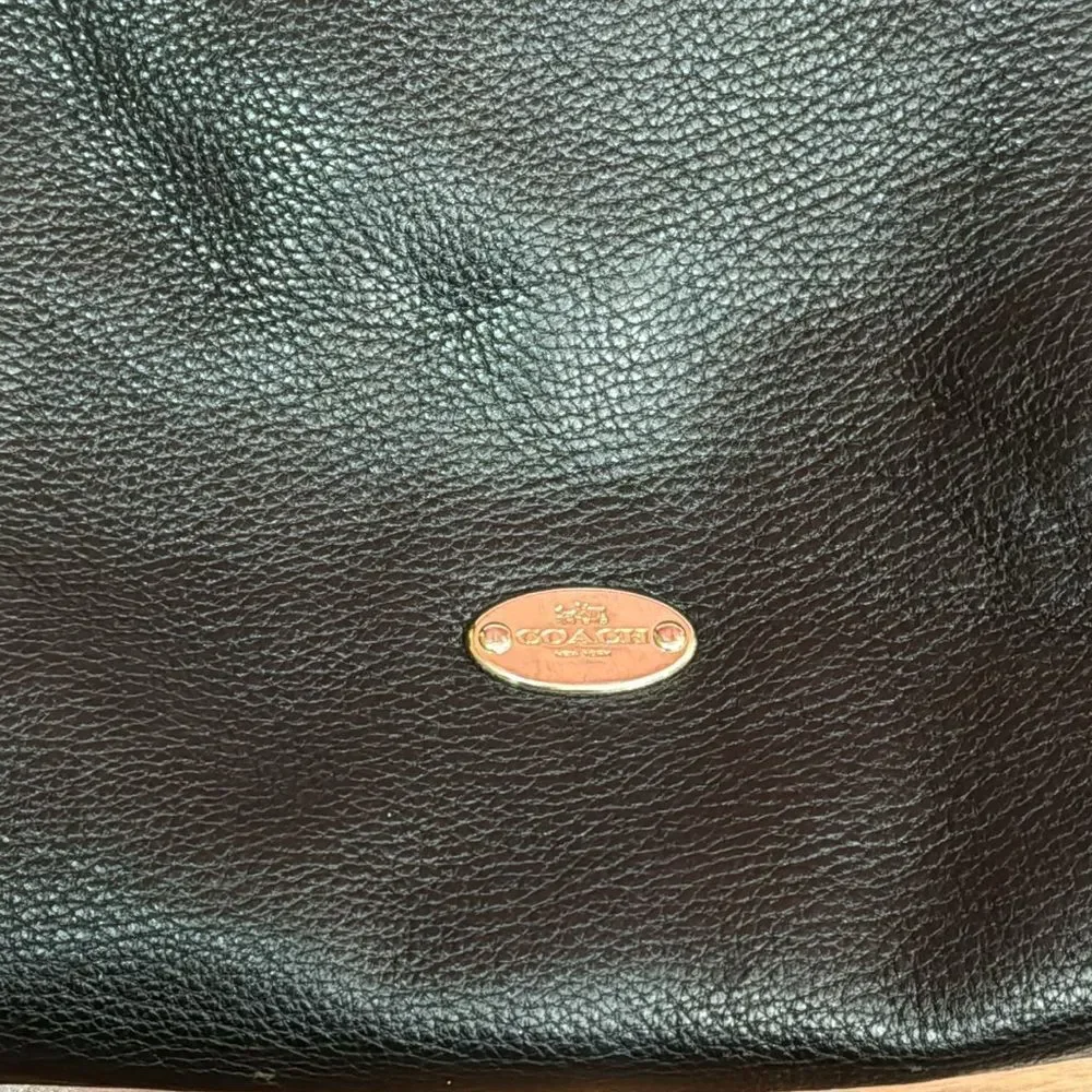 Coach Black Madison Isabelle Leather Hobo‎ Shoulder Bag